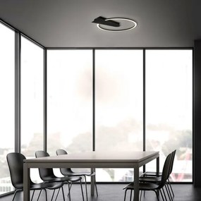 Briloner 3542-015 - Plafoniera LED dimmerabile NICO LED/12W/230V nero