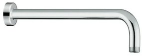 Set Soffione doccia Ø 20 cm e braccio di 35 cm in finitura cromo anticalcare Hidra