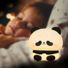Lampada a LED dimmerabile per bambini PANDA LED/2W/3,7V 1200 mAh