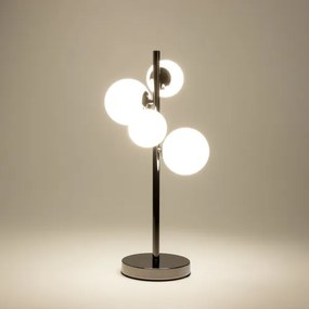 Brilagi - Lampada da tavolo LED MILLA 4xG9/3W/230V cromo lucido/bianco
