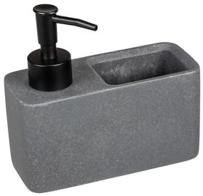 WENKO 54669100 - Dispenser di sapone RESA 14,5x14,3 cm grigio/nero