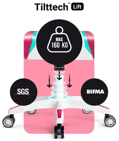 Sedia da gaming Diablo X-One 2.0 Candy Rose: King Size