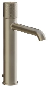 Miscelatore lavabo medio senza scarico brushed brass diamantato 70605 Gessi