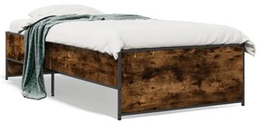 Giroletto Rovere Fumo 90x200 Cm İn Legno Multistrato E Metallo /