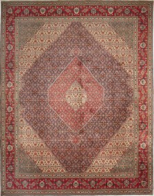 Tabriz Tappeto persiano 400 x 310 Blu (Iran) Annodato A Mano
