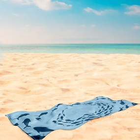 Telo mare blu 90x180 cm Shoal - DecoKing
