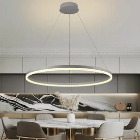 Lampadario a sospensione con filo LED dimmerabile LED/55W/230V 3000-6500K + telecomando