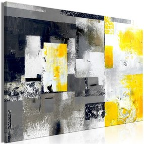 Quadro Sun Mine (1 Part) Wide  Colore Giallo, Dimensioni e Misure 90x60