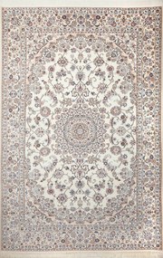 Nain Tappeto 210 x 320 Beige (Iran) Annodato A Mano