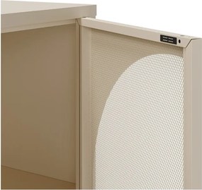 Cassettiera color crema 160x90 cm Tayra - Marckeric