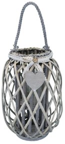 GENEVIEVE - lanterna in vimini tondo 15 x 66 cm