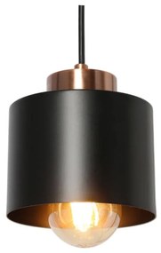 Lampada a sospensione in metallo nero ø 12 cm Olena - Candellux Lighting