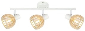Lampada da soffitto in colore bianco-naturale ø 10 cm Atarri - Candellux Lighting