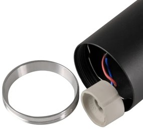 Applique BAMBOO 2xGU10/10W/230V nero