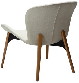 Poltrona crema in tessuto bouclé Paragon - DAN-FORM Denmark