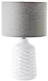Brilliant - Lampada da tavolo ILYSA 1xE14/40W/230V bianco/grigio