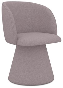 Sedia da pranzo lavanda in imbottito Maia – Makamii