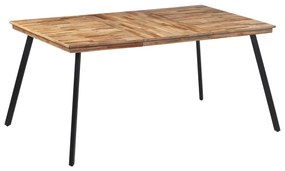 Tavolo da Pranzo 169x98,5x76 cm in Legno Massello di Teak