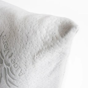 Guanciale in Memory Foam a Fiocchi con Custodia - 80 cm