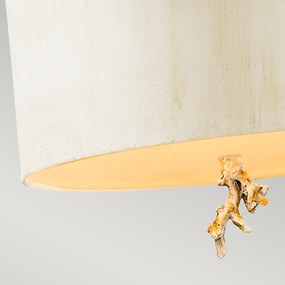 Sospensione Contemporanea Trellis Acciaio Stucco Patinato Argento 1 Luce E27