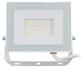 Faro LED 30W, Slim Bianco, IP65 Colore Bianco Freddo 6.000K