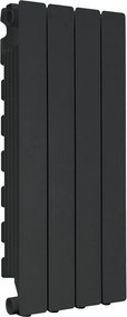 Termosifone in alluminio 4 elementi interasse 700 mm PRODIGE MODERN black coffee