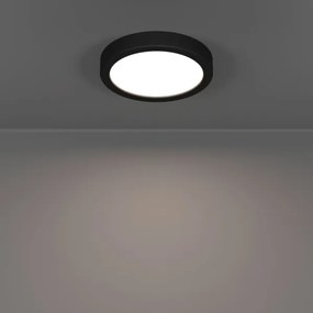 Eglo 901324 - Plafoniera LED da bagno FUEVA LED/7,5W/230V Ø16,6 cm IP44 nera