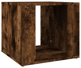 Comodino rovere fumo 41x40x36 cm in legno multistrato