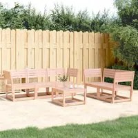 Set Divani da Giardino 5 pz in Legno Massello di Douglas 3216998