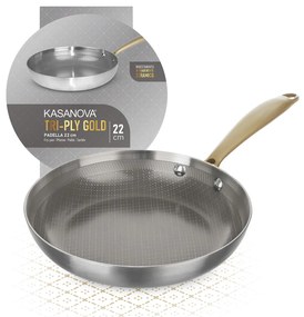 Padella 22 cm triplo strato Tri Ply - Gold