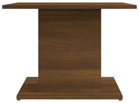 Tavolino da salotto rovere marrone 55,5x55,5x40cm in truciolato