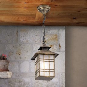 Orion AL 11-1116/1 - Lampada a sospensione da esterno KIKO 1xE27/11W/230V IP44 bronzo/patina