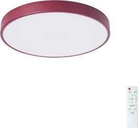 Brilagi-LED dimmerabile plafoniera POOL LED/48W/230V 3000-6000K 40 cm bordeaux+telecomando