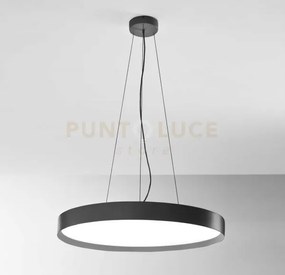 Ava s/m -  lampadario a sospensione nero a led 3000-4000k 8400-8800...