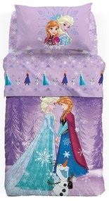 Copriletto Trapuntato in Cotone Frozen Love Singolo Warner