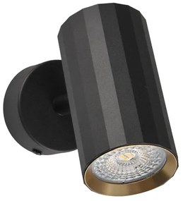 Faretto NICEA 1xGU10/10W/230V nero