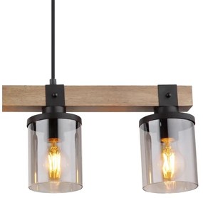 Globo 15555-4H - Lampadario a sospensione con filo LILA 4xE27/60W/230V