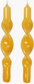 Set di 2 candele a bastoncino fatte a mano Twist