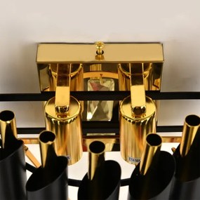 Brilagi - Applique ECLIPSE 2xE14/10W/230V nero/oro