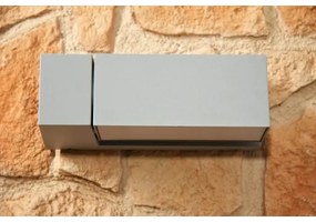 Philips - Applique da esterno BORDER 1xE27/23W/230V IP44 grigio