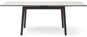 Tavolo da pranzo pieghevole bianco e nero in rovere Hammel , 120 x 80 cm Single - Hammel Furniture