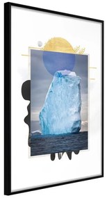 Poster  Tip of the Iceberg  Cornice Quadri Cornice nera, Larghezza x Altezza Home decor 40x60