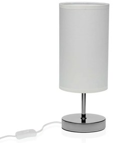 Lampada da tavolo Versa Bianco Metallo 40 W 13 x 34 cm