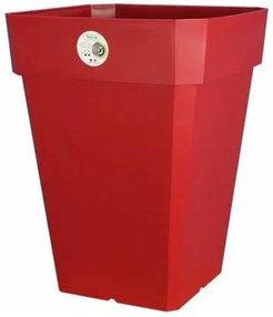 Vaso Riviera Rosso Quadrato 49 x 49 x 50 cm