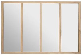 Atmosphera - Specchio da parete NAE 76x116 cm paulownia