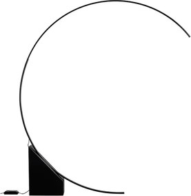 Lampada piantana LED in metallo verniciato Nero RUNE 176x204 cm