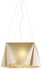 Sospensione Moderna 1 Luce Wanda In Polilux Oro D60 Made In Italy