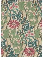 Morris & Co Carta da parati Cornflower - Madder/ Forest