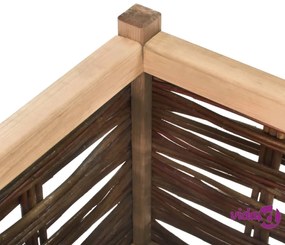 vidaXL Letto Rialzato da Giardino 120x40x40 cm Legno Massello di Pino