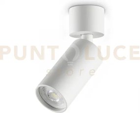 Dynamite faretto bianco orientabile 1 luce attacco gu10 4cm lampadi...